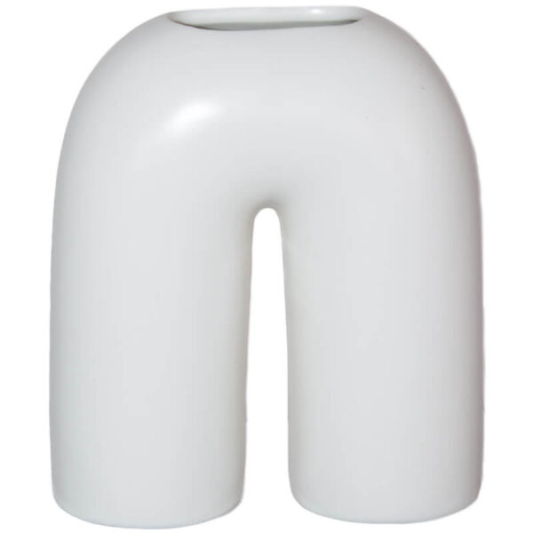 Umtata White Vase 16 cm