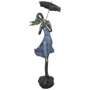 Woman with Umbrella 38 cm