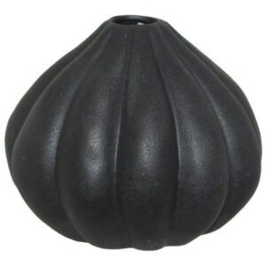 Matt Black Little Vase 9 cm