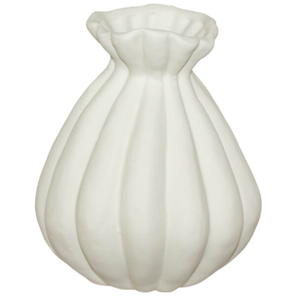 White Zorro Vase 15 cm