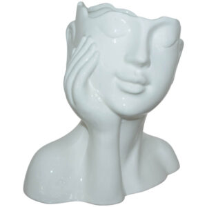 Woman Face Vase 17 cm