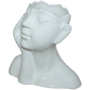 Woman Face Vase 17 cm