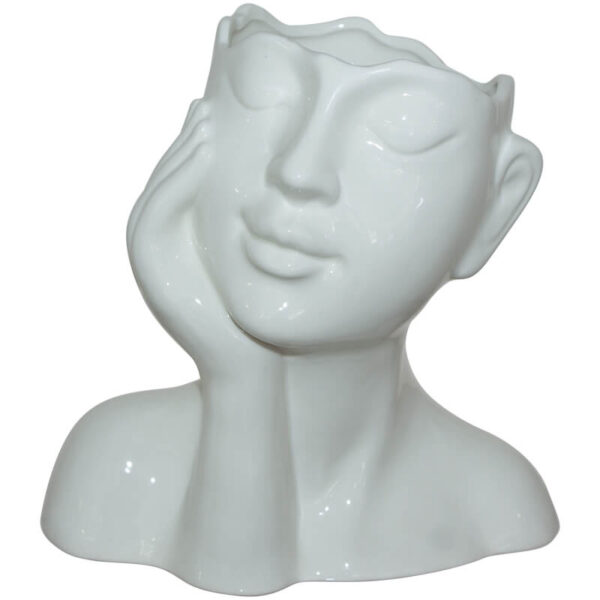 Woman Face Vase 17 cm