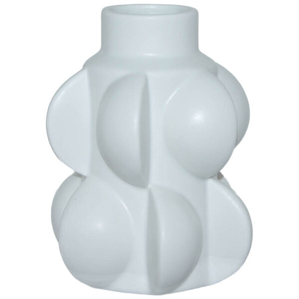 White Margaret Vase 15 cm