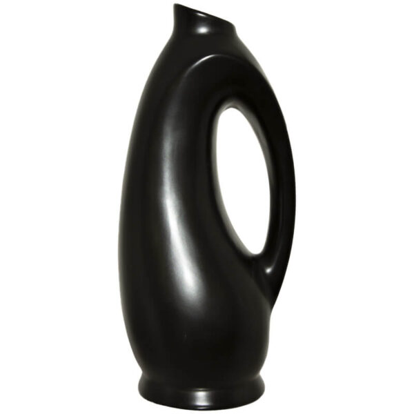 Nero Vase Fitted with Handle 23 cm