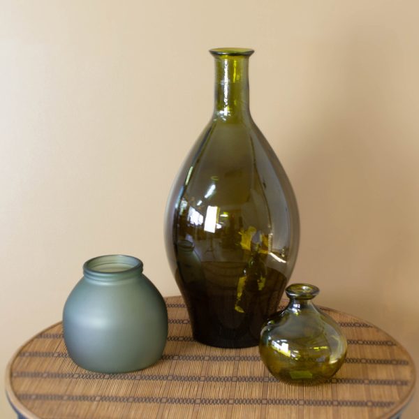 Army Green Plain Vase 18 cm