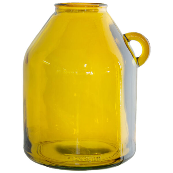 Yellow Handled Vase 26 cm