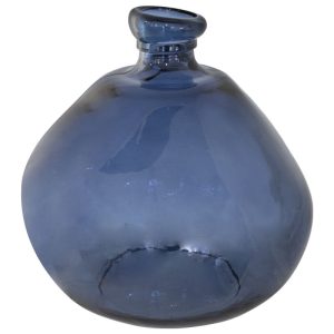 Vase - Metal Blue 33 cm