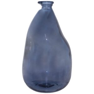 Vase - Metal Blue 36 cm