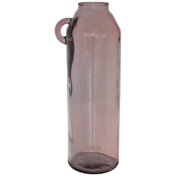 Dusty Rose Bottle Fitted with Handle 45 cm