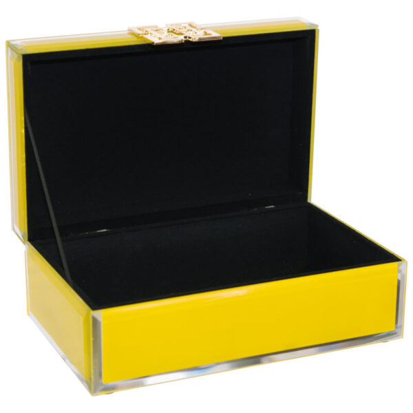 Yellow Decor Box 20 cm