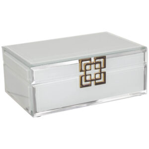 White Decor Box 20 cm