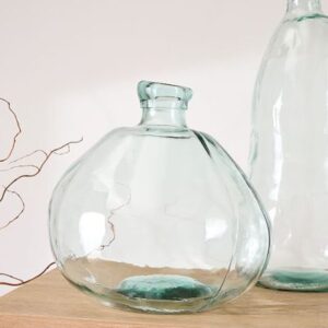 Organic Glass Vase 18 cm