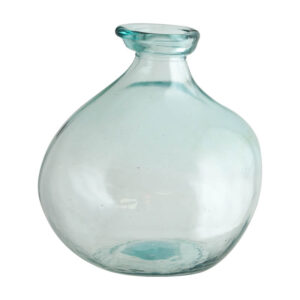 Organic Glass Vase 18 cm