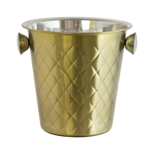 Wine Bucket Gold 4 Lt 21 x 21.5 cm