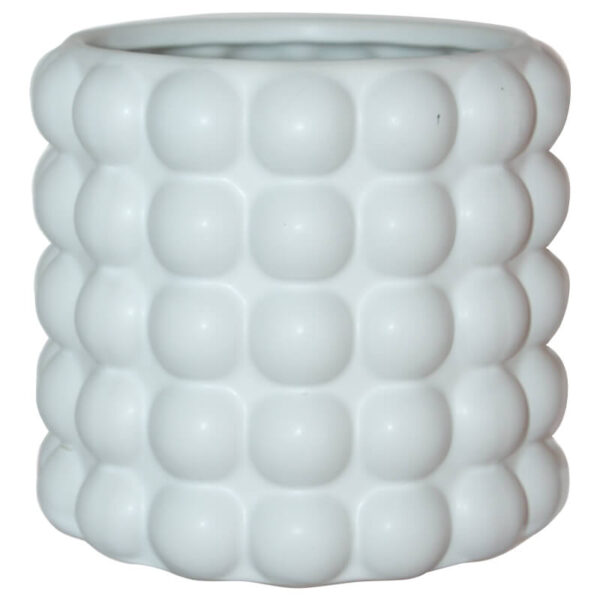 White Cocoon Pot 15 cm