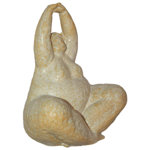 Sculpture Fat Lady Sitting 21 cm