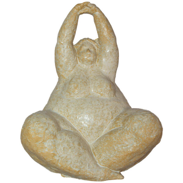 Sculpture Fat Lady Sitting 21 cm