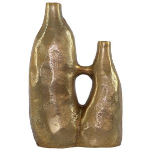 Verdes Unrefined Gold Vase 30 cm