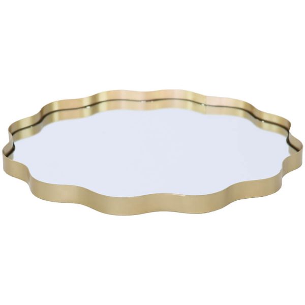 Keaton Gold Tray 35 cm