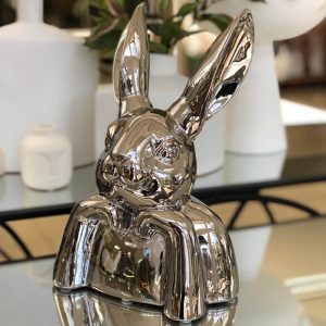 Silver Bunny 33 cm