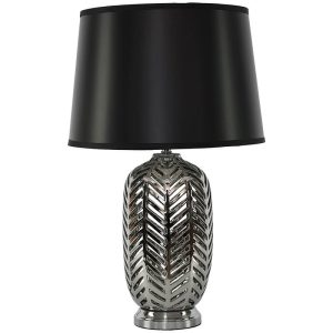 Legumine Silver Lamp with Shade 73 cm