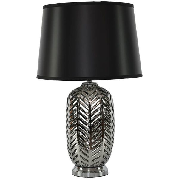 Legumine Silver Lamp with Shade 73 cm