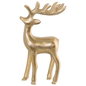 Gold Medium Deer 12 x 22 cm