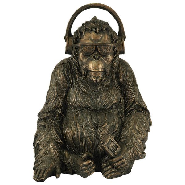 Chimpanzee with Earphones 24 cm