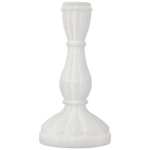 Monarch White Candle Holder 17 cm