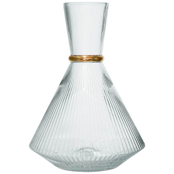 Riva Gold Rim Decanter