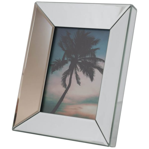 Silvery Mirror Photo Frame 26 x 21 cm