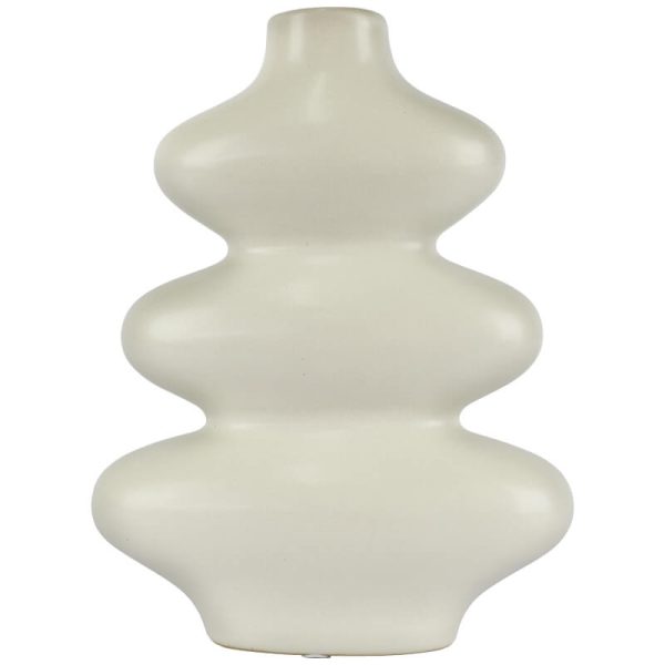 White Jupe Vase 31 cm