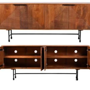 Mango Wood Console 204 cm X 40 cm X 79 cm