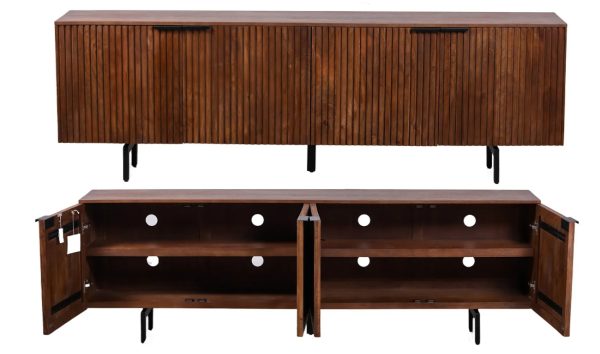 Vertical Crease Sideboard 240 cm x 40 cm x 78 cm