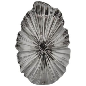 Blast Silver Vase 41 cm