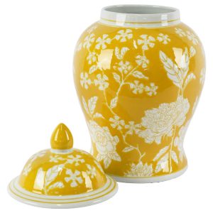 Yellow Blossom Ginger Jar 36 x 22 cm