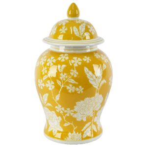 Yellow Blossom Ginger Jar 36 x 22 cm