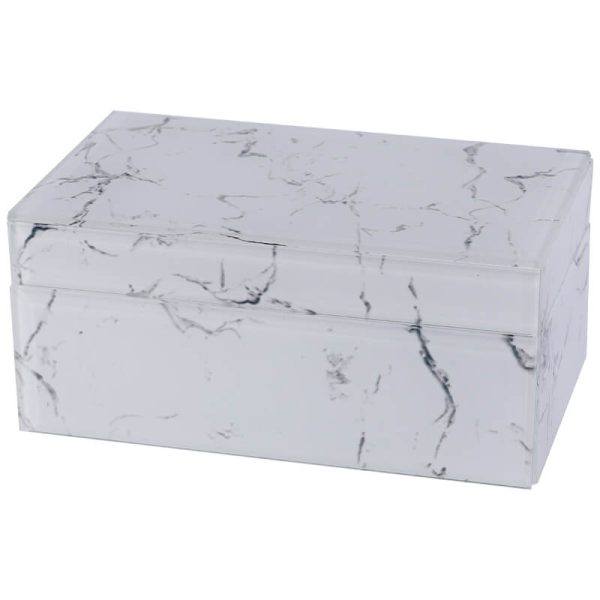 Dapple Glass Box 20 x 12 x 9 cm