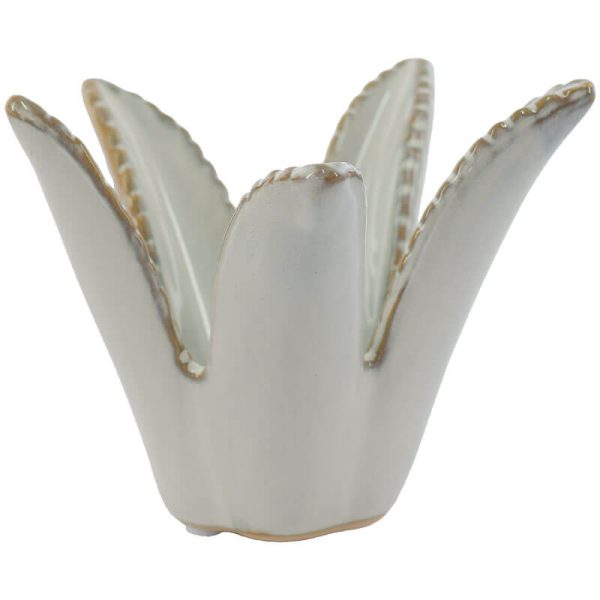 Oceanic Ceramic Candle Holder 14 x 12 x 10 cm