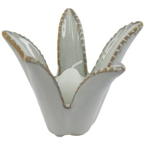 Oceanic Ceramic Candle Holder 14 x 12 x 10 cm