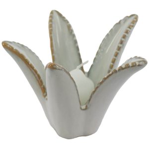 Oceanic Ceramic Candle Holder 14 x 12 x 10 cm