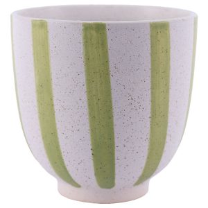 Avocado Striped Pot 17 cm