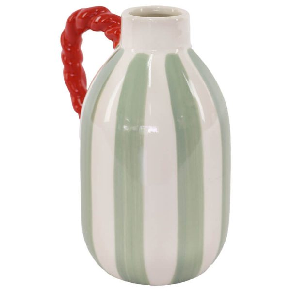 Ashen Green Vase 17 cm