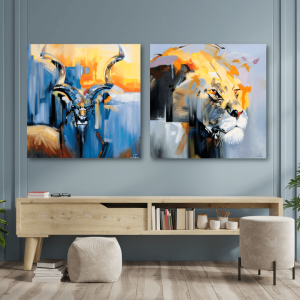 Mufasa Lion Canvas - Paramount Mirrors and Prints