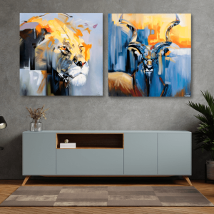 Mufasa Lion Canvas - Paramount Mirrors and Prints