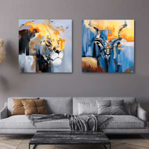 Mufasa Lion Canvas - Paramount Mirrors and Prints