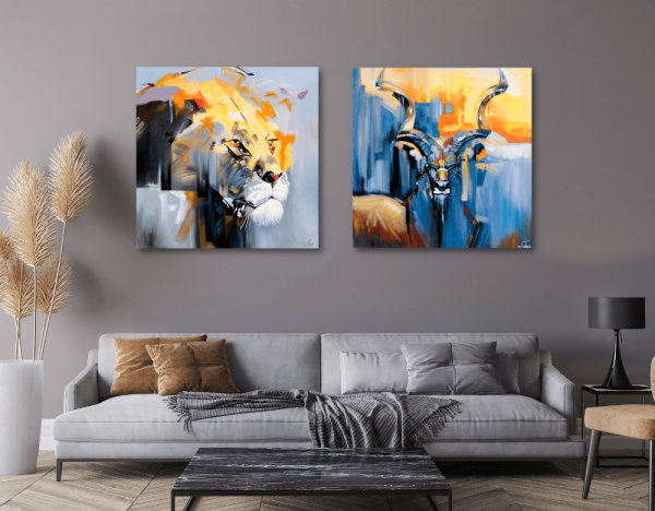 Mufasa Lion Canvas - Paramount Mirrors and Prints