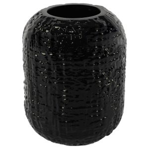 Black Thread Vase 17 cm