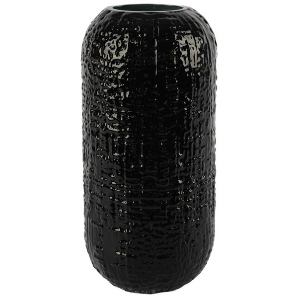 Black Thread Vase 34 cm